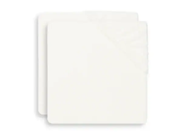 Aankleedkussenhoes Badstof 50x70cm - Ivory - 2 Stuks