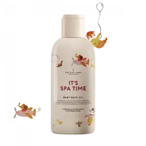 The Gift Label – Baby bath oil – It is spa time