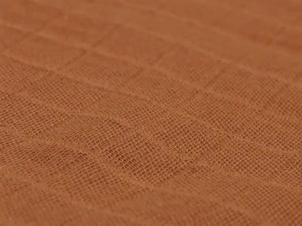 Hydrofiele Doek Large 115x115cm Bamboe Katoen - Caramel - 2 Stuks