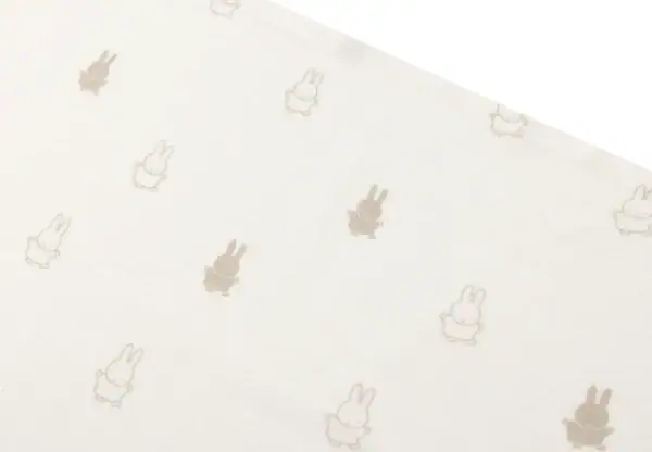 Jolein Hydrofiele Doek Small Happy Miffy - Nougat - 3 Stuks - Afbeelding 2