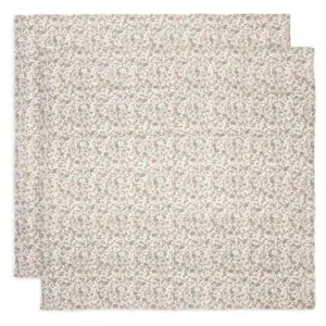 Hydrofiele Doek Large 115x115cm Retro Flowers - 2 Stuks