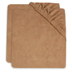 Aankleedkussenhoes Badstof 50x70cm - Biscuit - 2 Stuks