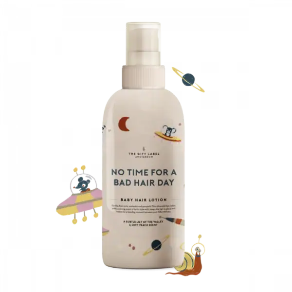 The Gift Label – Baby hair lotion – No time for a bad hair day