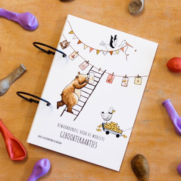 Bewaarbundel geboortekaartjes