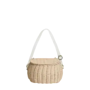 Olli Ella mini chari rattan bag - Beige