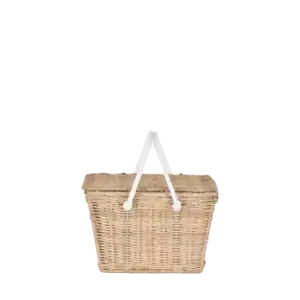 Olli Ella piki rattan basket - Beige