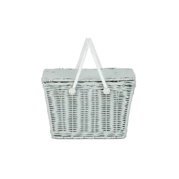 Olli Ella piki rattan basket - Groen