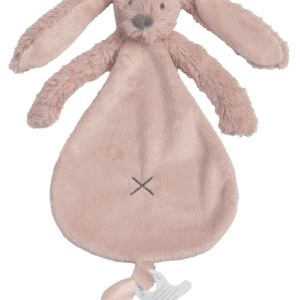 Happy Horse knuffeldoek Rabbit Richie - Old Pink (optie met naam)