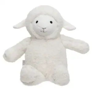 Zachte witte knuffel lam voor baby's en peuters, ideaal voor knuffelen en comfort.