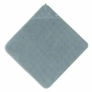 Badcape badstof 75x75cm Miffy Sea Green voor baby’s badtijd.