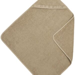 Meyco badcape badstof  80x80cm ruffle - Taupe (optie met naam)