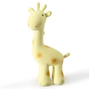 Speelgoed giraffe voor badplezier en ontwikkeling. Perfect voor baby's die van water en zachte knuff.