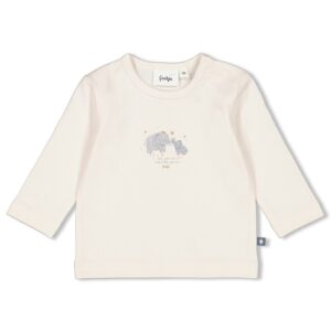 Baby longsleeve met olifantprint, zacht en comfortabel voor kleintjes.