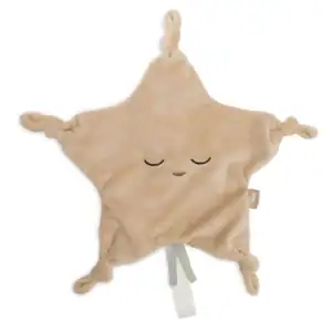 Baby speendoekje Little Star Sea Biscuit, zacht en knuffelbaar voor baby's comfort.